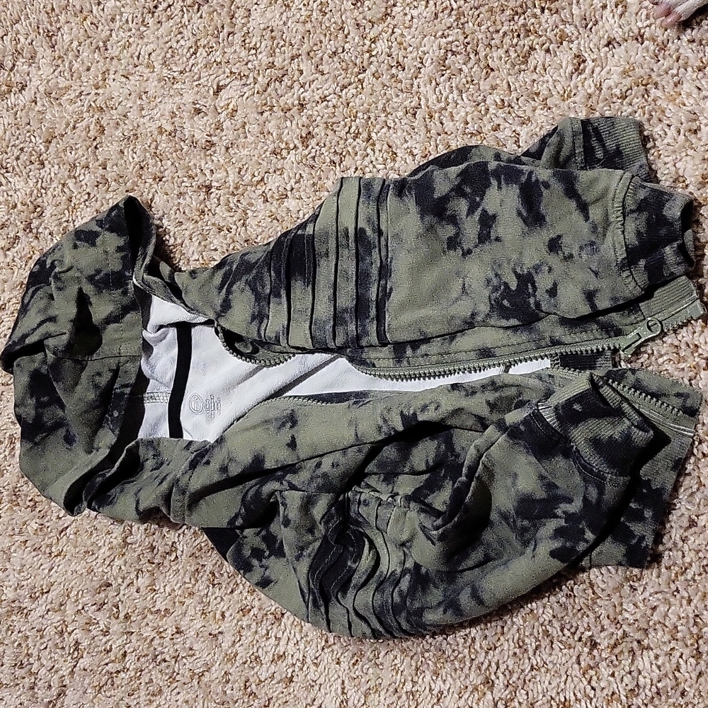Moto lightweight zip up jacket.